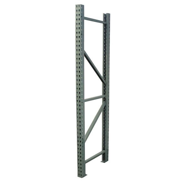Pallet Rack Upright Frame, 24inD x 120inH